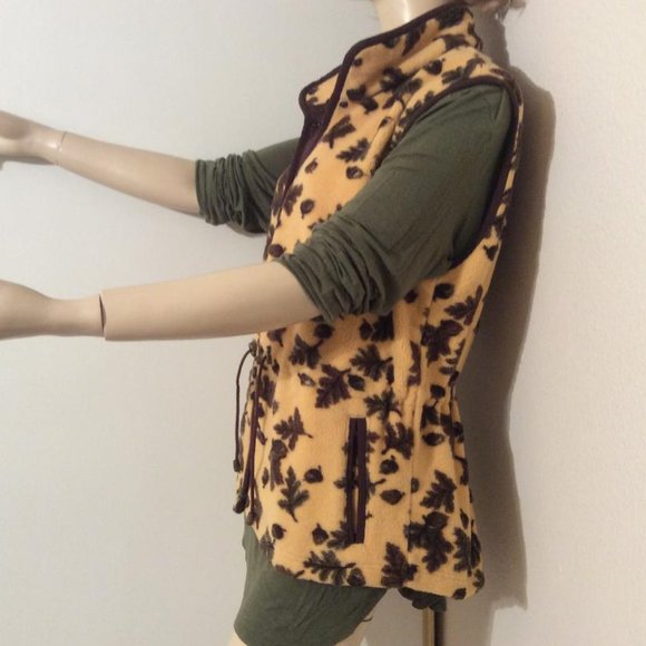 TSUNAMI Canadian-made Fleece vest autumn details Size M - Picture 5 of 12